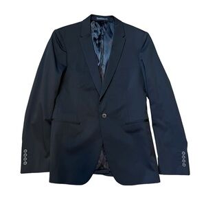 Zara Mens Black Basic Blazer Size 36